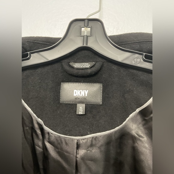NWT! DKNY Mens Wool Pea Coat - Picture 3 of 5